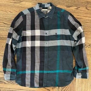 Burberry Britt Men’s Flannel Button Down Shirt